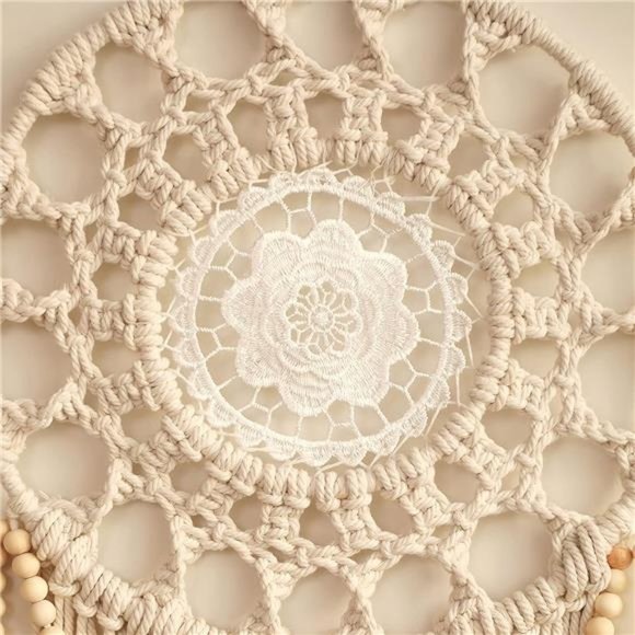 Macrame Dream Catchers for Bedroom Adult Dream Catcher Wall Decor Large Boho - Picture 6 of 6